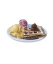 [208] Waffle a la Mode (C/Helado) $6.350,00